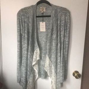 Nwt Hippie Rose Lightweight Cardigan